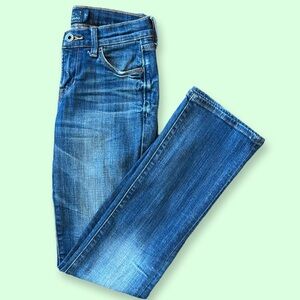 Lucky Brand Brooke Slim Boot Jeans Distressed Women’s Size 0 / 25 Ankle